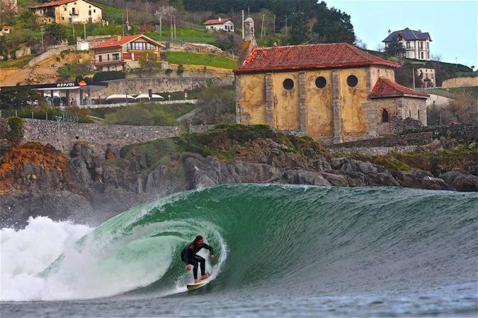 Mundaka Bihotzean Con Parking Gratuito Lägenhet Exteriör bild